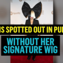 WATCH: Sia seen WITHOUT her face covered!